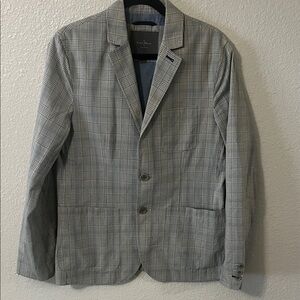 Cole Haan Men's Blazer in Gray Check Pattern